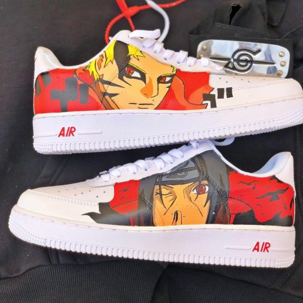 Naruto and Itachi Custom Air Force 1