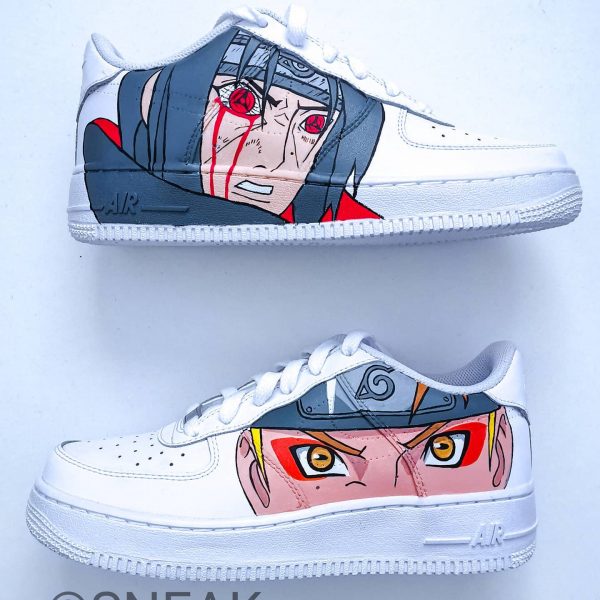 Naruto Itachi Handpainted Custom Air Force 1