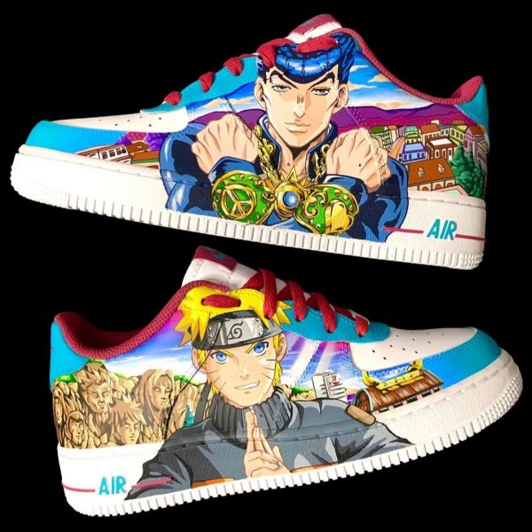 Naruto x Josuke Custom Air Force 1