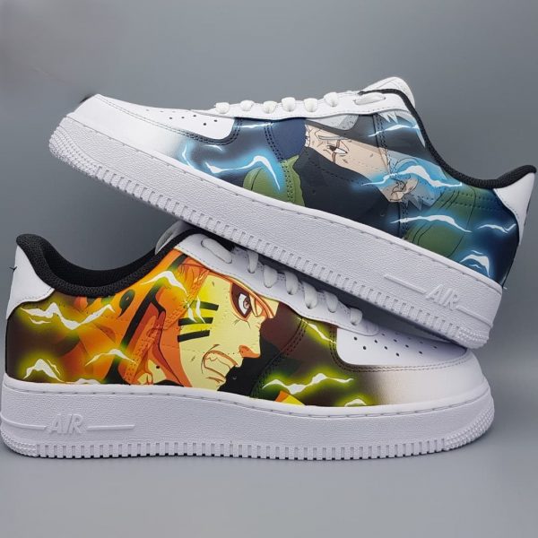 Naruto ft Kakashi Custom Air Force 1