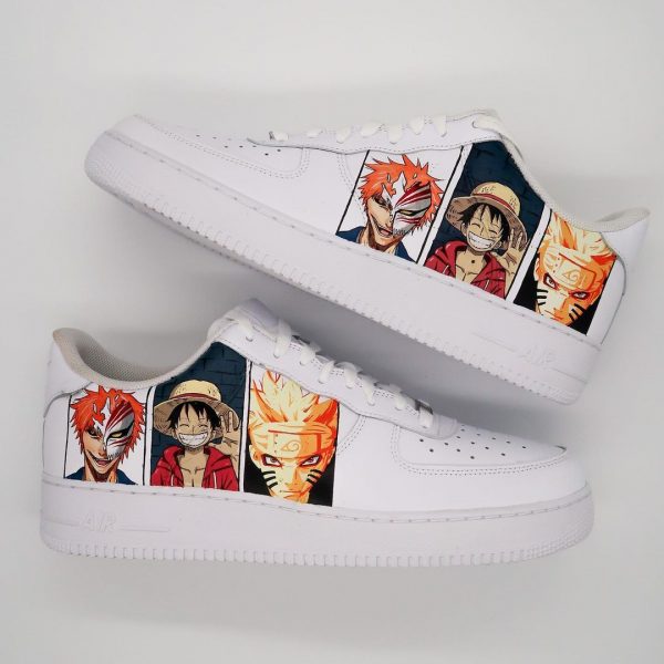 Naruto Luffy Ichigo Custom Air Force 1