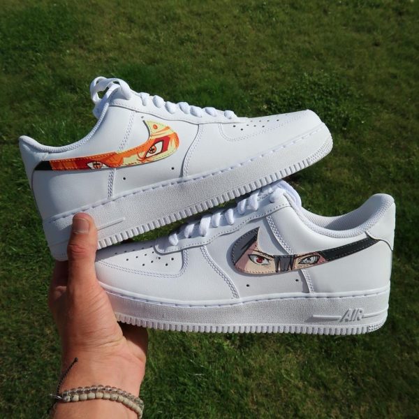 Naruto and Sasuke Custom Air Force 1