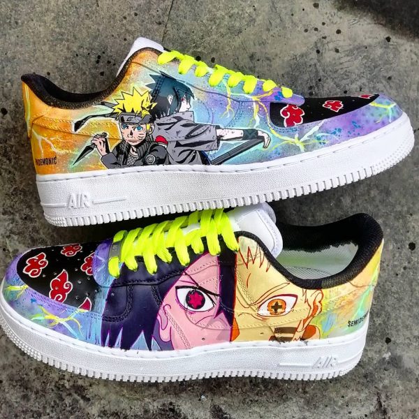 Naruto x Sasuke Custom Air Force 1