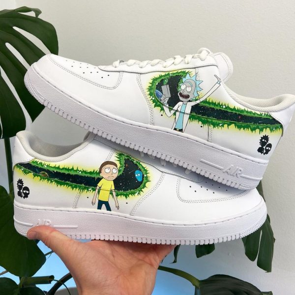 Rick and Morty 21 Custom Air Force 1