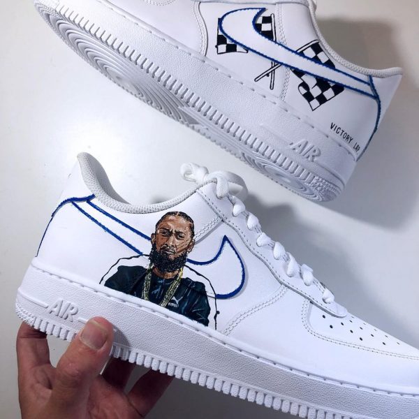 Nipsey Hussle Creative Custom Air Force 1