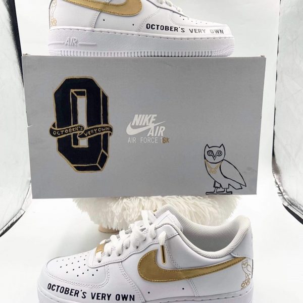 OVO Painted Custom Air Force 1