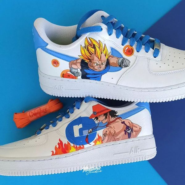 One Piece - Dragon Ball Custom Air Force 1