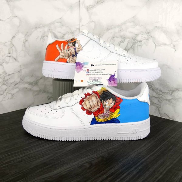 Luffy - Ace Custom Air Force 1