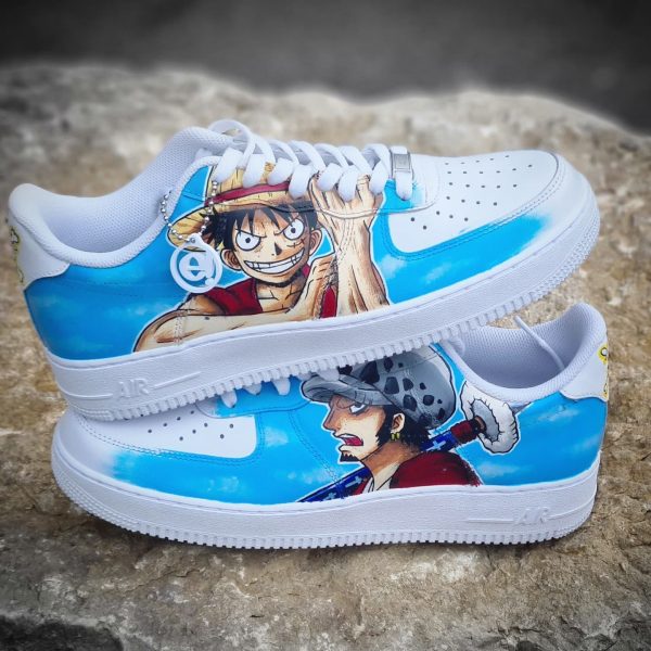 Luffy n Law Custom Air Force 1