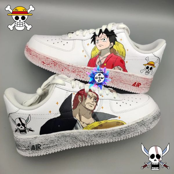 Luffy - Shanks Custom Air Force 1