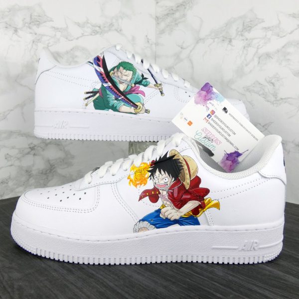 Luffy x Zoro Custom Air Force 1