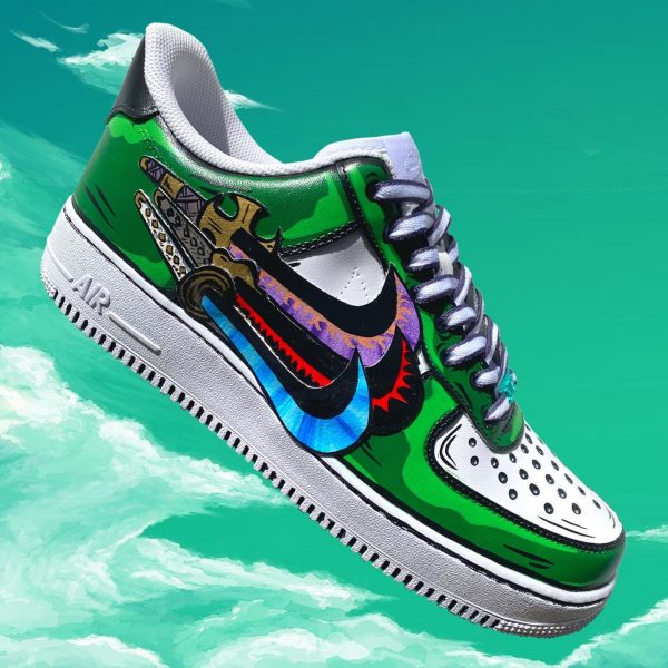 Zoro Painting Anime Custom Air Force 1