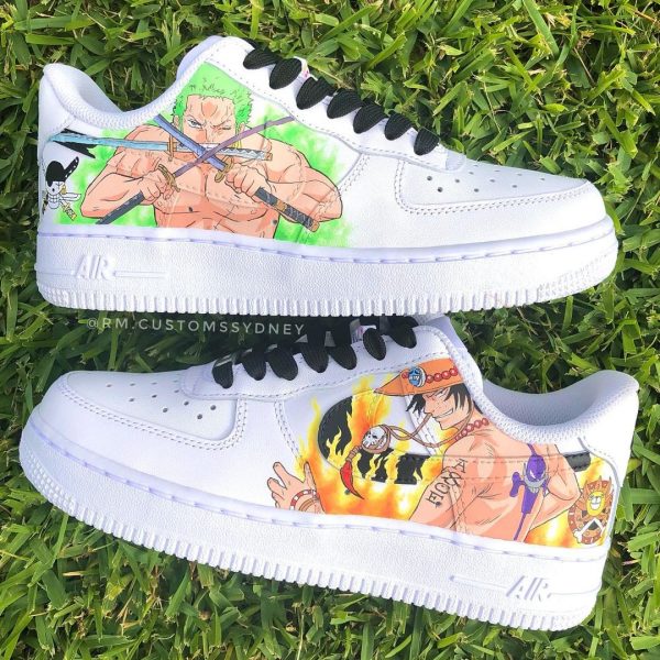 Zoro x Ace x Sanji x Sabo Custom Air Force 1