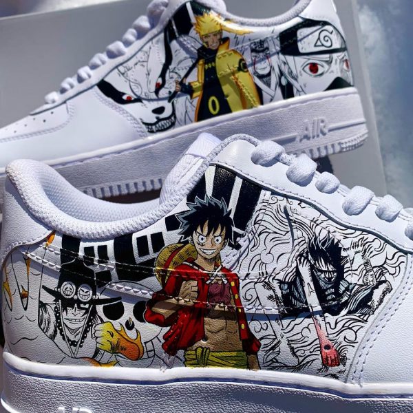 One Piece x Naruto Custom Air Force 1