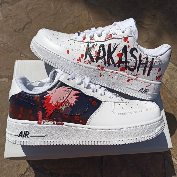 Kakashi Painting Custom Air Force 1