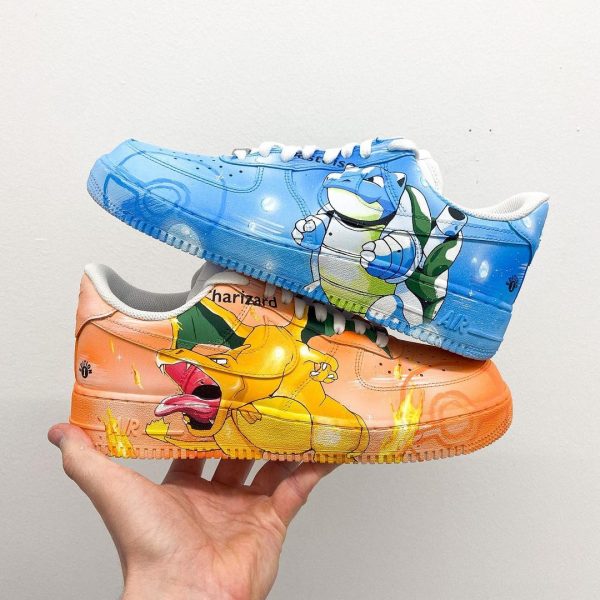 Painted Pokemon Anime Custom Air Force 1