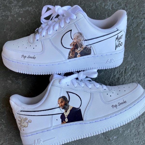 Creative Pop Smoke Custom Air Force 1