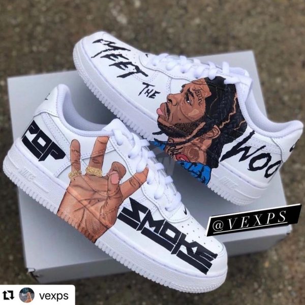 Pop Smoke Creative Custom Air Force 1