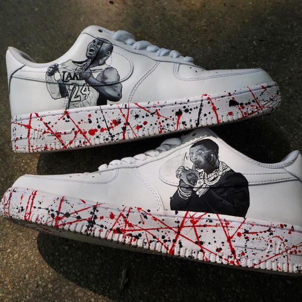 Pop Smoke x Kobe Bryant Custom Air Force 1