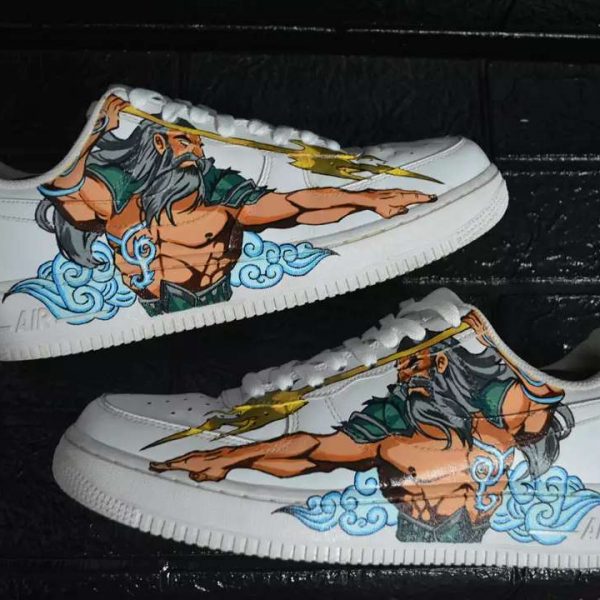 Poseidon Painting Custom Air Force 1