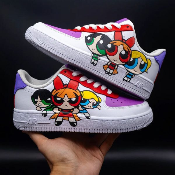 Powerpuff Girls Design Custom Air Force 1