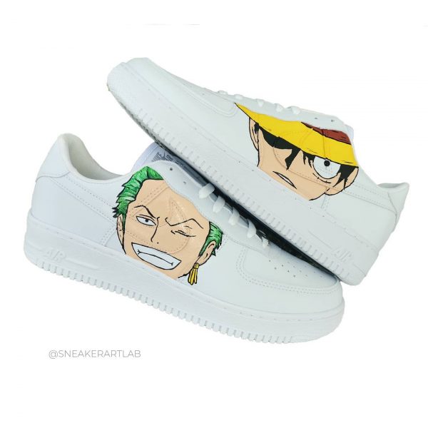 Luffy x Zoro Custom Air Force 1