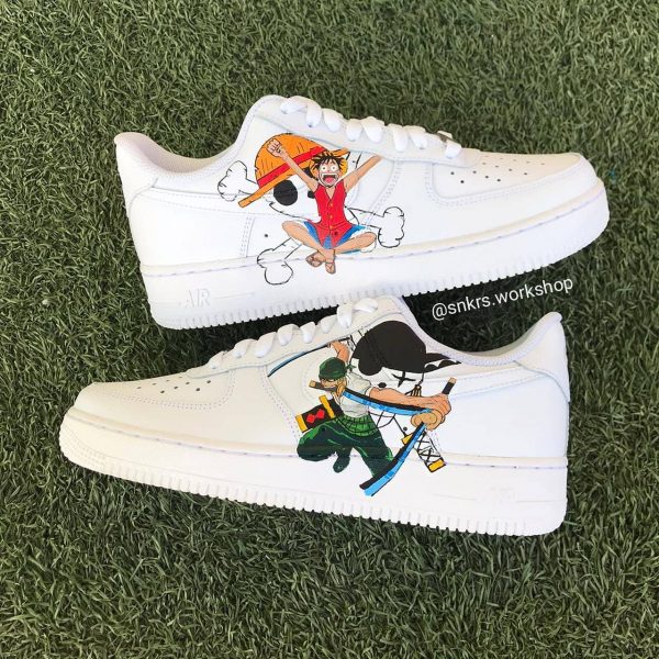 Luffy x Zoro Custom Air Force 1