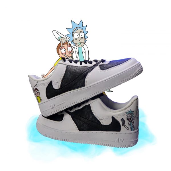 Rick and Morty 90 Custom Air Force 1