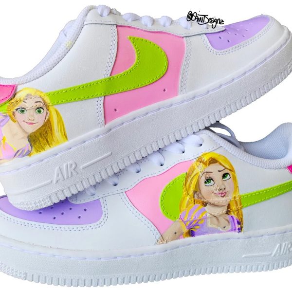 Rapunzel from Tangled Custom Air Force 1