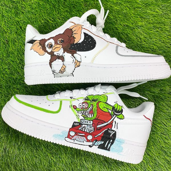 Rat Fink x Mogwai Goblin Custom Air Force 1