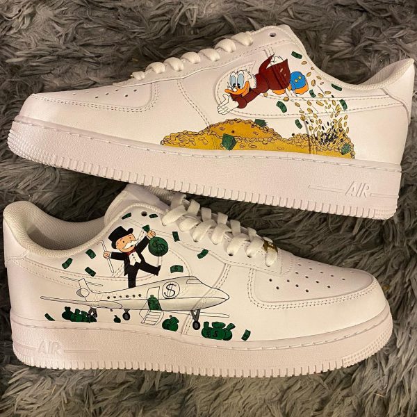 Rich Uncle Pennybags x Dagobert Duck Custom Air Force 1