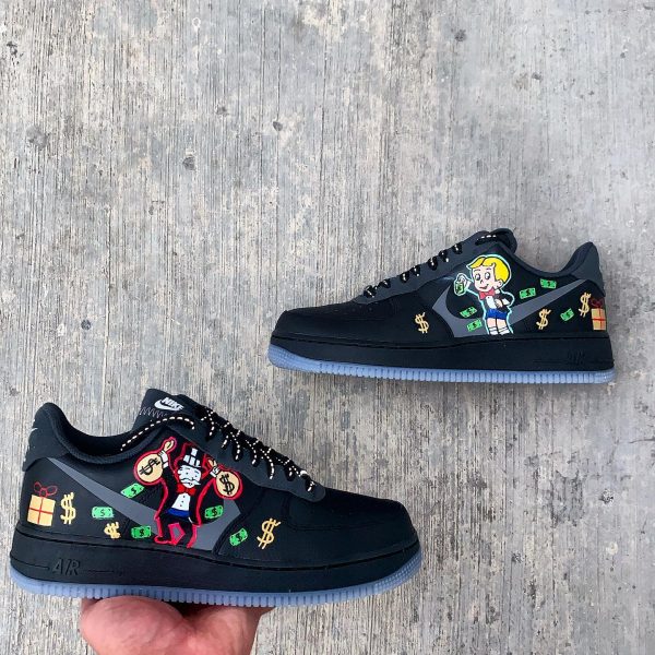 Richie Rich Monopoly Custom Air Force 1