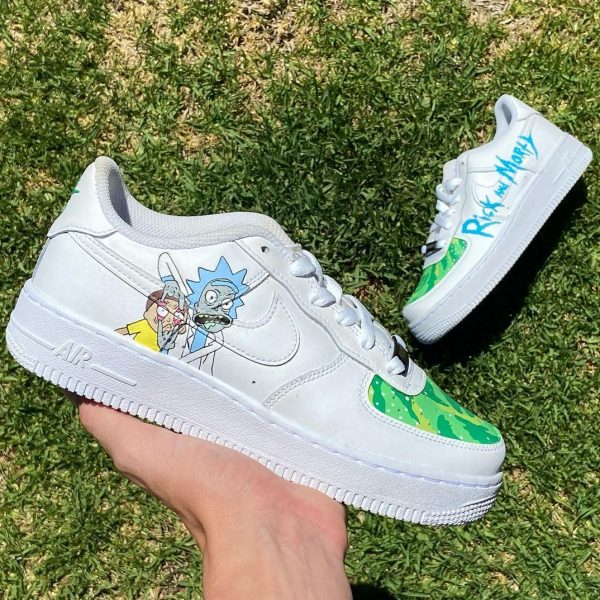 Rick and Morty 18 Custom Air Force 1