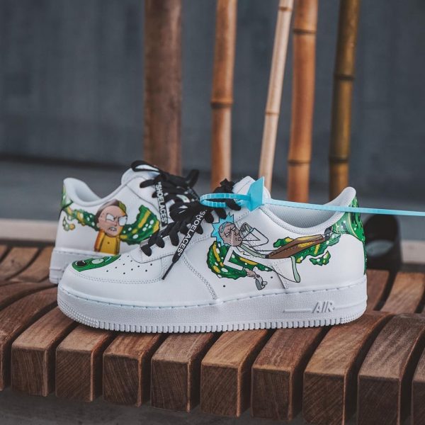 Rick and Morty 6 Custom Air Force 1