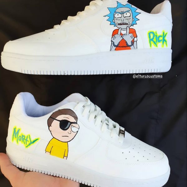 Rick and Morty 60 Custom Air Force 1