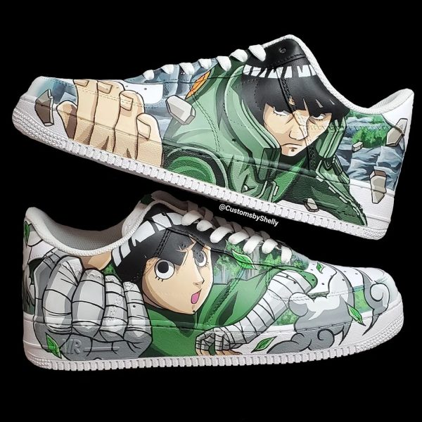 Rock Lee x Might Guy Custom Air Force 1