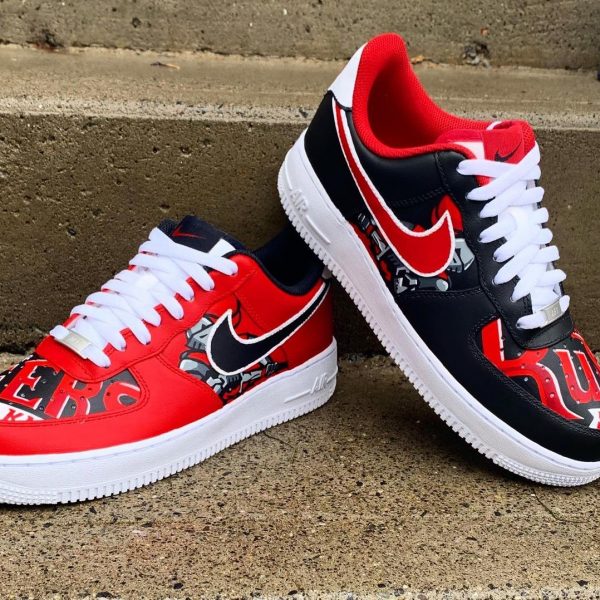 Rutgers Basketball Custom Air Force 1