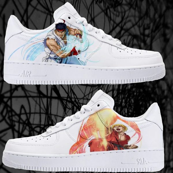 Ryu x Ken Custom Air Force 1