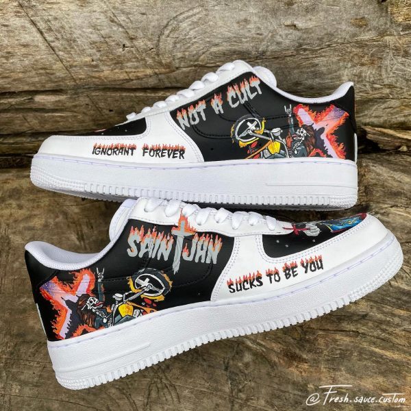 SAINt JHN Painted Custom Air Force 1