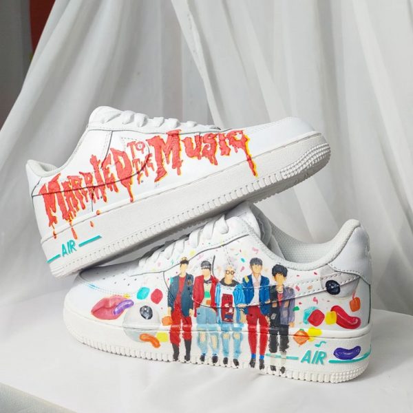 SHINee Painted Custom Air Force 1