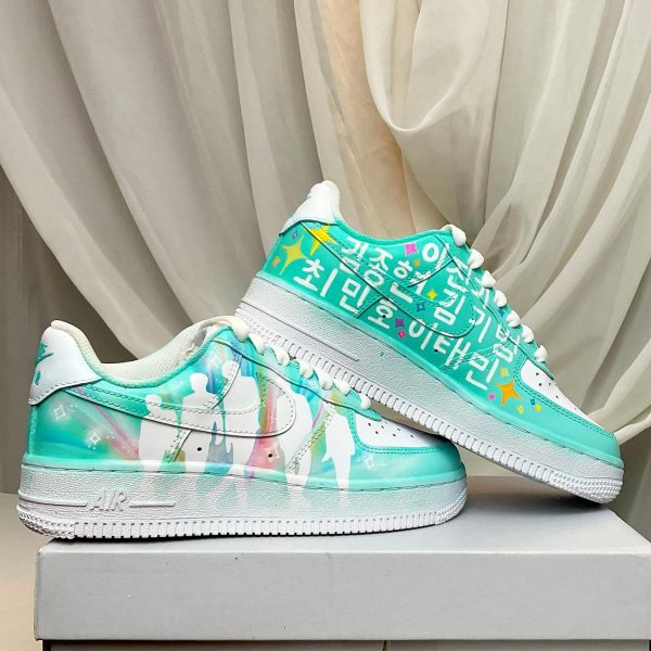 SHINee Group Painted Custom Air Force 1