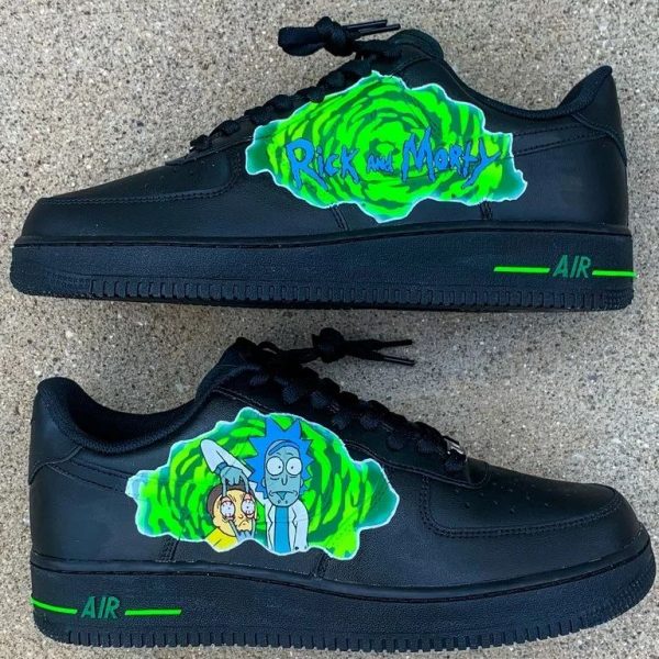 Rick and Morty 65 Custom Air Force 1