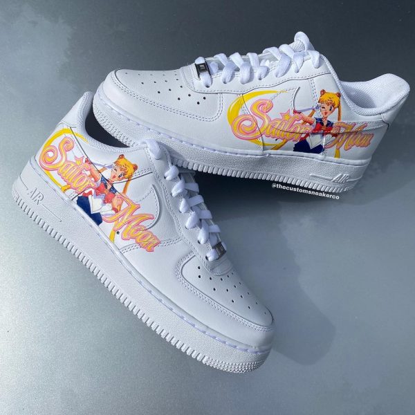 Sailor Moon Painting Custom Air Force 1