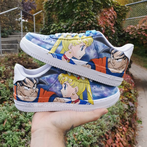 Sailor Moon x Dragon Ball Custom Air Force 1