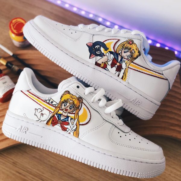 Sailor Moon Paint Custom Air Force 1