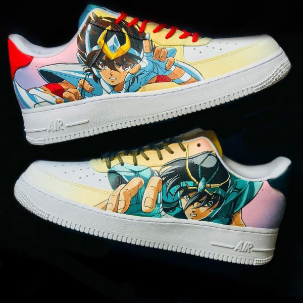 Saint Seiya Painted Custom Air Force 1