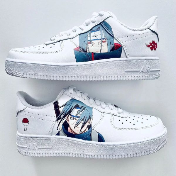 Sasuke Itachi Painted Custom Air Force 1