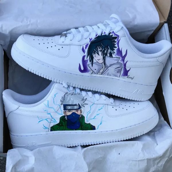 Sasuke and Kakashi Anime Custom Air Force 1