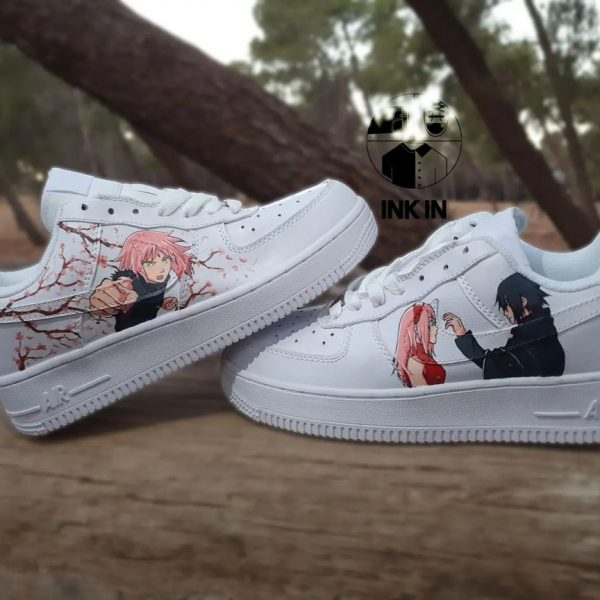 Sasuke and Sakura Custom Air Force 1