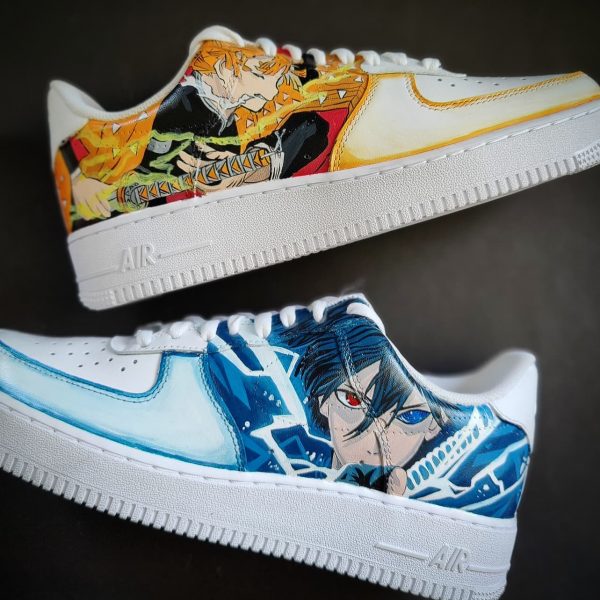 Sasuke x Zenitsu Custom Air Force 1